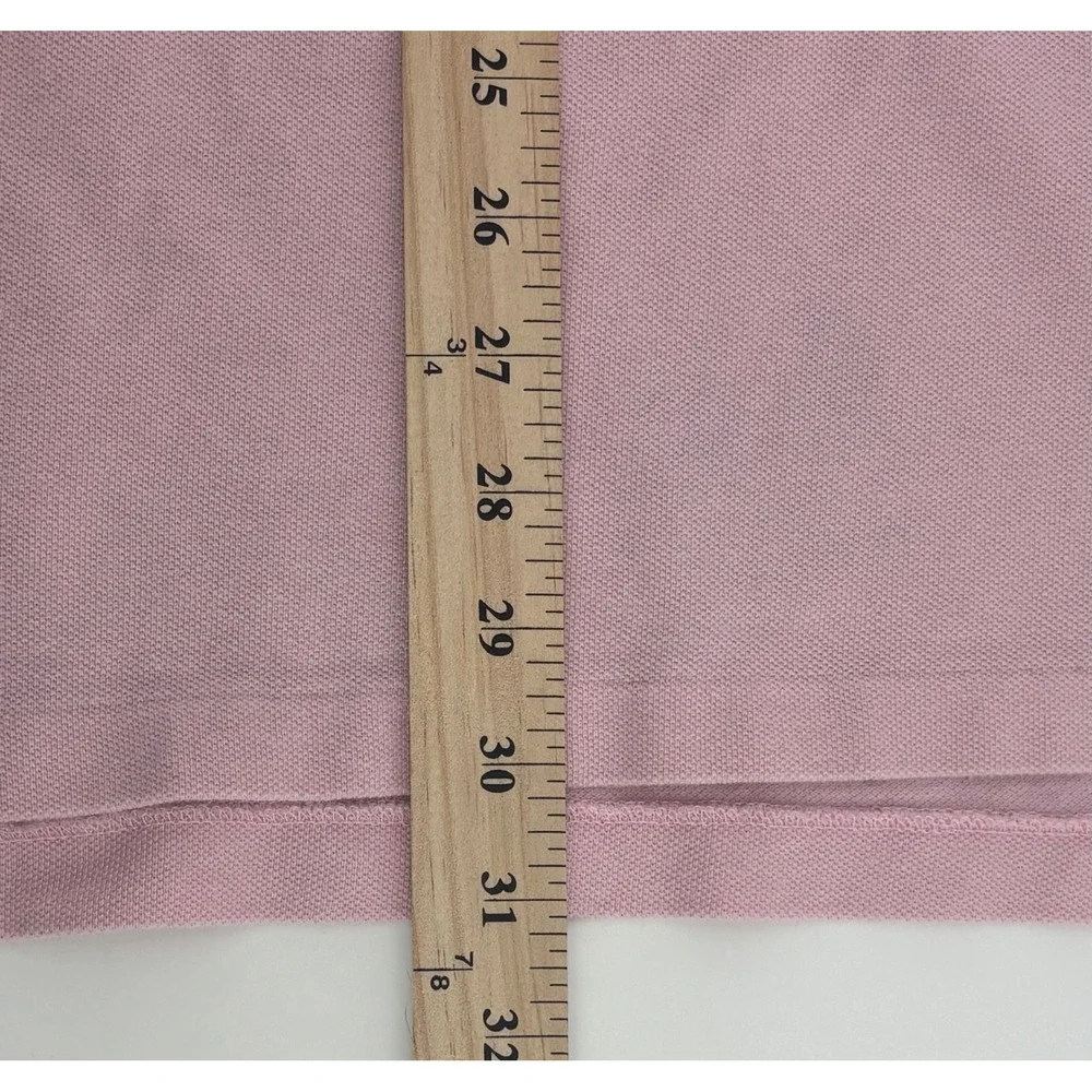 Polo Ralph Lauren Polo Shirt Men's 2XLT Pink Short Sleeve Pique Cotton Pony Logo